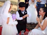 溫州10對(duì)萌娃拍集體婚禮照